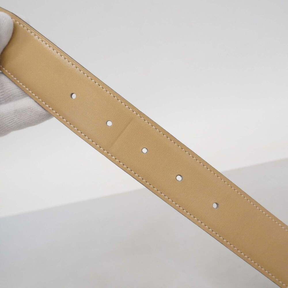 Hermes Hermès Constance Belt, Box Calf, Brown/Beige, B Stamp, Men's/Women's - Picture 4 of 9